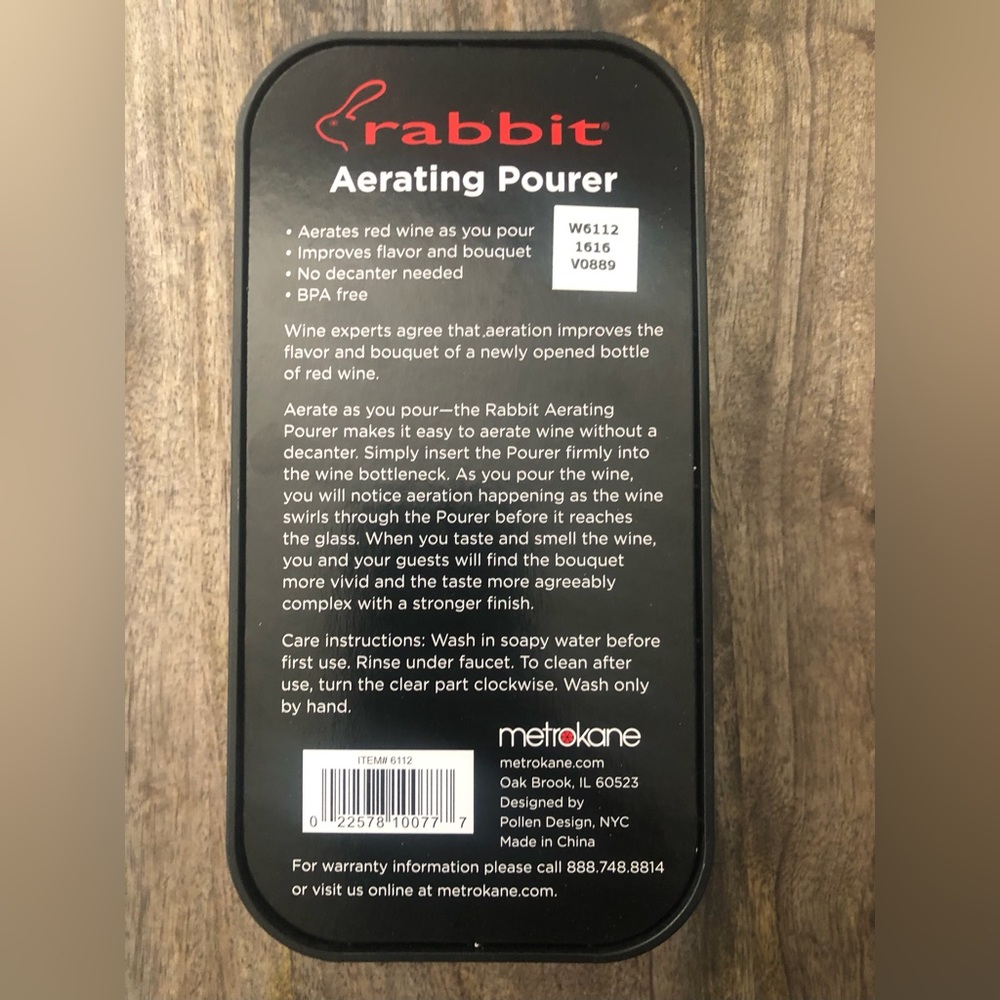 NEW - Rabbit Aerating Pourer - Picture 4 of 4